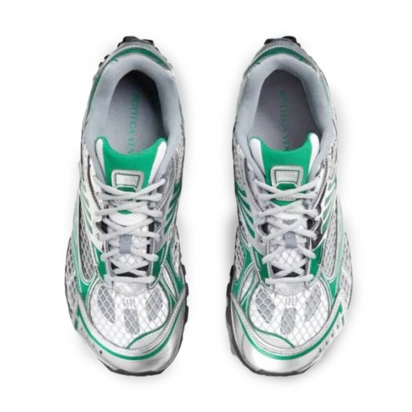 Унисекс кроссовки Bottega Veneta Orbit Sneaker Silver Parakeet