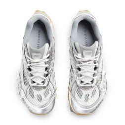 Bottega Veneta Orbit Sneaker Silver/White Parakeet