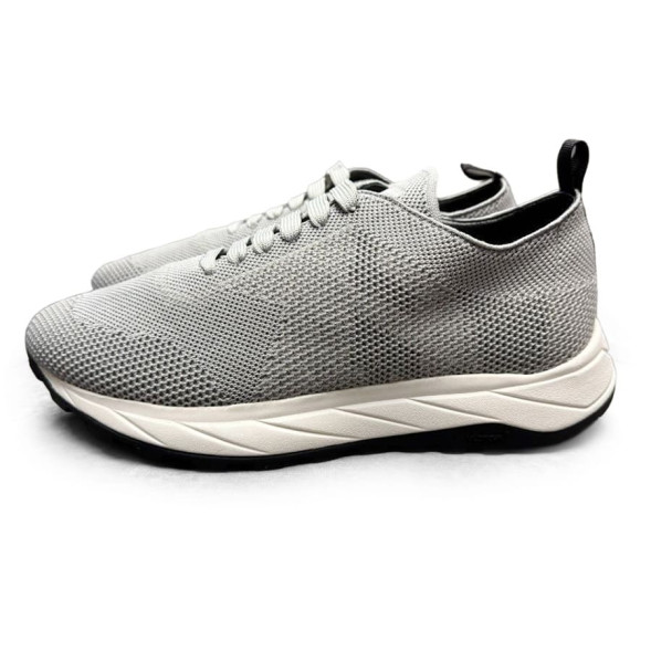Мужские кроссовки Kiton Patterned Jacquard Grey