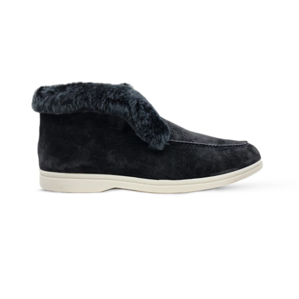 Унисекс зимние ботинки Loro Piana Winter Suede Black