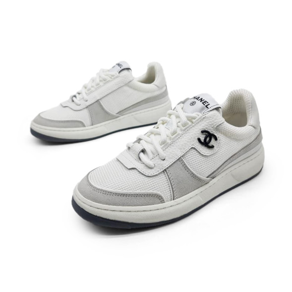 Женские кроссовки Chanel Sneakers White Grey