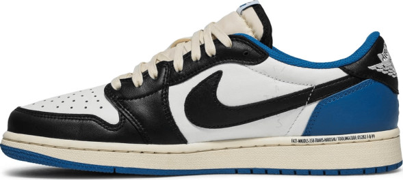 Унисекс кроссовки Nike Fragment Design x Travis Scott x Air Jordan 1 Retro Low