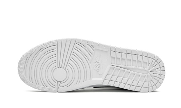 Унисекс кроссовки Nike Air Jordan 1 Mid Iridescent Reflective White (W)