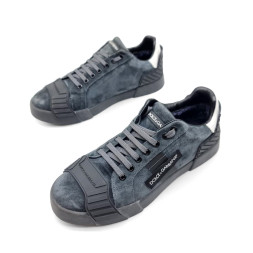 Dolce &amp; Gabbana Man Winter Suede Grey