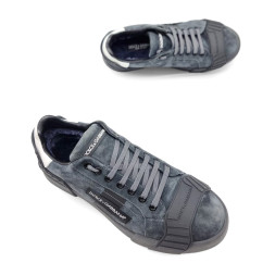 Dolce &amp; Gabbana Man Winter Suede Grey