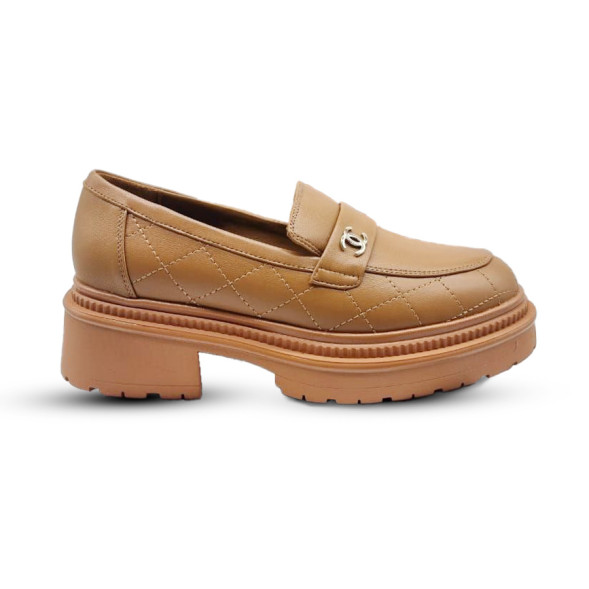 Женские лоферы Chanel Woman Loafers NP589 Brown