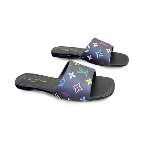 Женские шлепанцы Louis Vuitton Flip-flop Multicolor Monogram