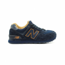 New Balance Женские 574 Navy Gold