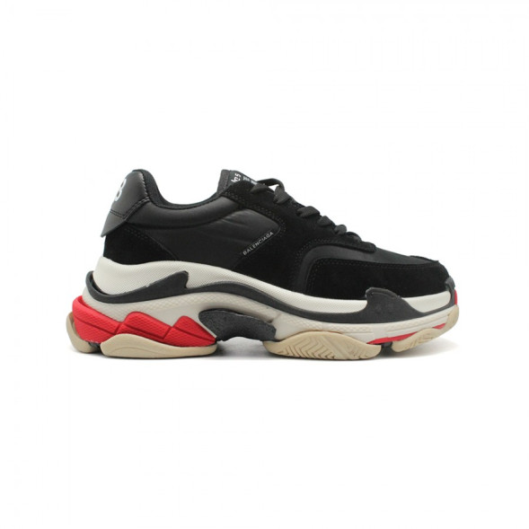Женские кроссовки Balensiaga Triple S 2.0 Satin Black
