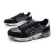 Мужские кроссовки Premiata 483 Leather/Suede Black