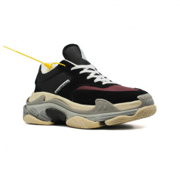 Balensiaga Triple S 2.0 Satin Bordeaux