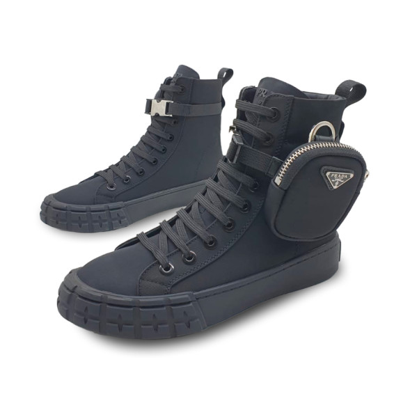 Женские кроссовки Prada Wheel Black