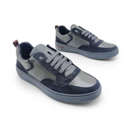 Loro Piana Man Winter Leather Suede Grey