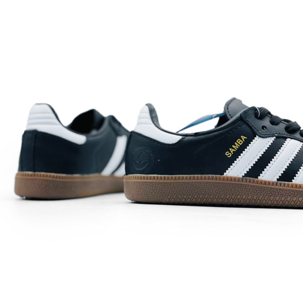Мужские кроссовки Adidas Samba OG «Black White Gum»