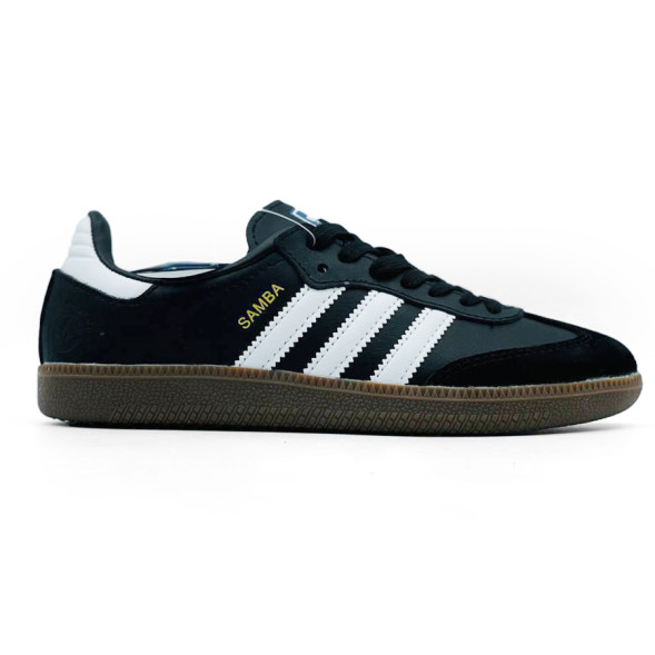 Мужские кроссовки Adidas Samba OG «Black White Gum»