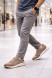 Мужские кроссовки Loro Piana Textile Sneakers Brown