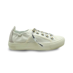 Dior Low Top White Canvas