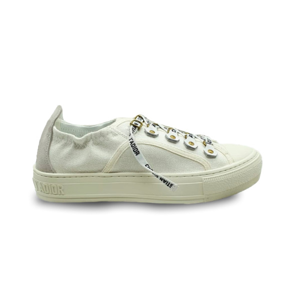 Женские кеды Dior Low Top White Canvas