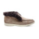Унисекс зимние ботинки Loro Piana Low Winter Suede Brown