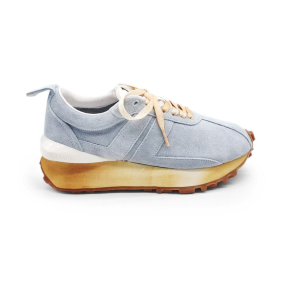 Унисекс кроссовки Lanvin Retro Suede Light Blue