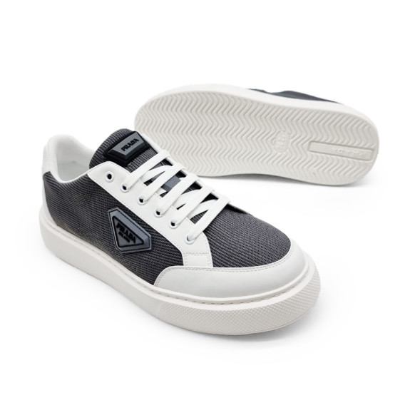 Мужские кроссовки Prada Grey White Man