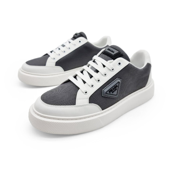 Мужские кроссовки Prada Grey White Man
