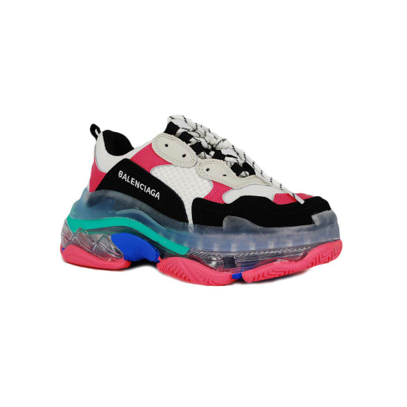 Женские кроссовки Balensiaga Triple S Black Pink