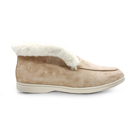 Унисекс зимние ботинки Loro Piana Low Winter Suede Sand