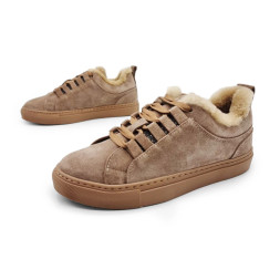 Brunello Cucinelli Winter Sneaker Suede Brown