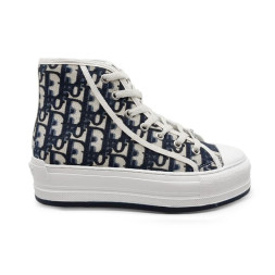 Dior Sneakers High Platform White/Black