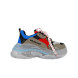 Женские кроссовки Balensiaga Triple S Brown Red Blue