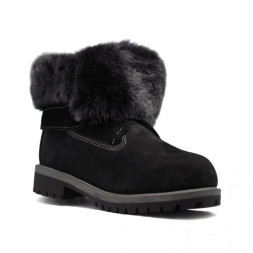 Женские ботинки с мехом Timberland Teddy Albina Black