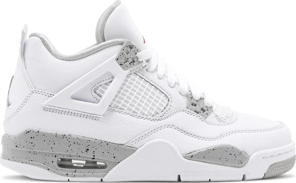 Унисекс кроссовки Nike Air Jordan 4 Retro GS 'White Oreo'