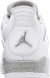 Унисекс кроссовки Nike Air Jordan 4 Retro GS 'White Oreo'