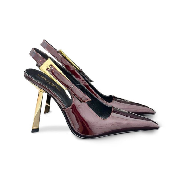 Женские туфли Yves Saint Laurent Burgundi
