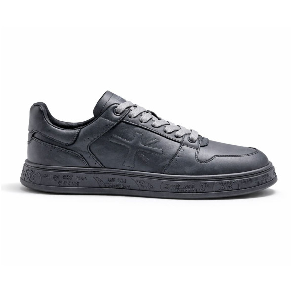 Мужские кроссовки Premiata Low Leather Full Grey