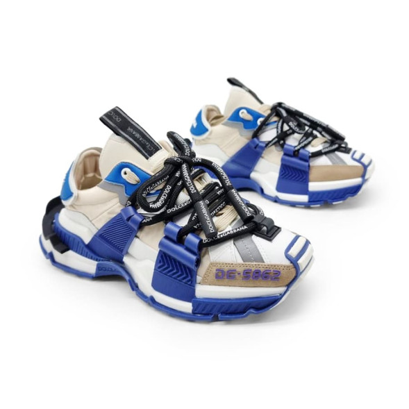 Женские кроссовки Dolce&amp;Gabbana DG-5862 Beige/Blue