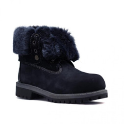 Женские ботинки с мехом Timberland Teddy Albina Navy