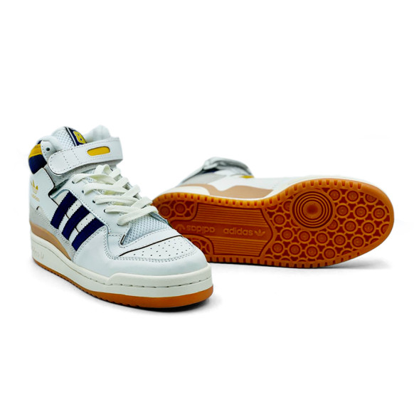 Унисекс кроссовки Adidas Forum 84 High White/Grey