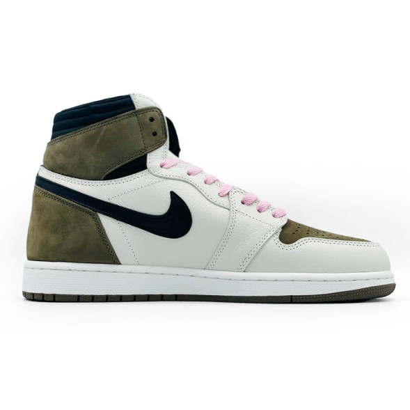 Унисекс кроссовки Nike Air Jordan 1 Mocha/White