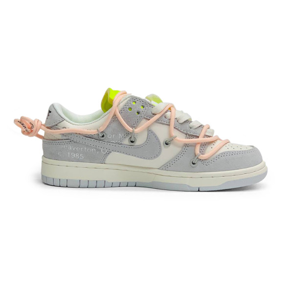 Унисекс кроссовки Nike Off White X Dunk Low Grey