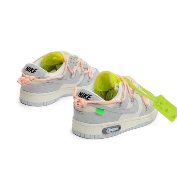 Унисекс кроссовки Nike Off White X Dunk Low Grey