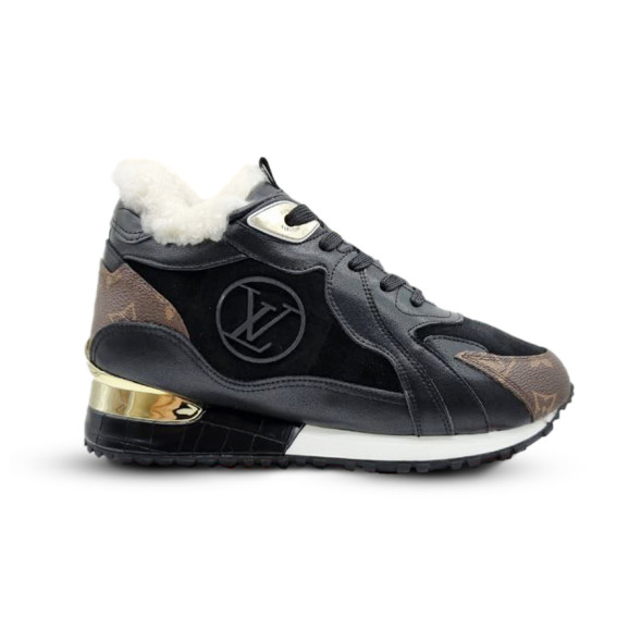 Унисекс зимние кроссовки Louis Vuitton Streetlight Sneaker Black