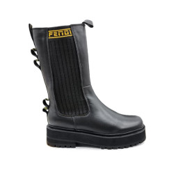 Fendi Winter Leather Black/Yellow