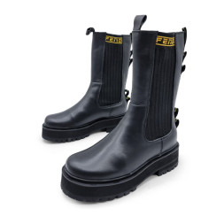 Fendi Winter Leather Black/Yellow