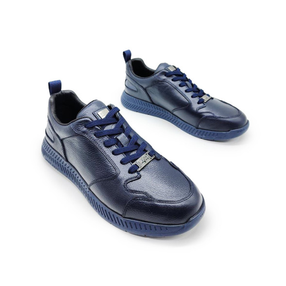 Унисекс кроссовки Hugo Boss Dark Navy Leather
