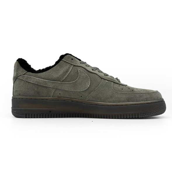 Мужские зимние кроссовки Nike Air Force 1 Mid Winter Black