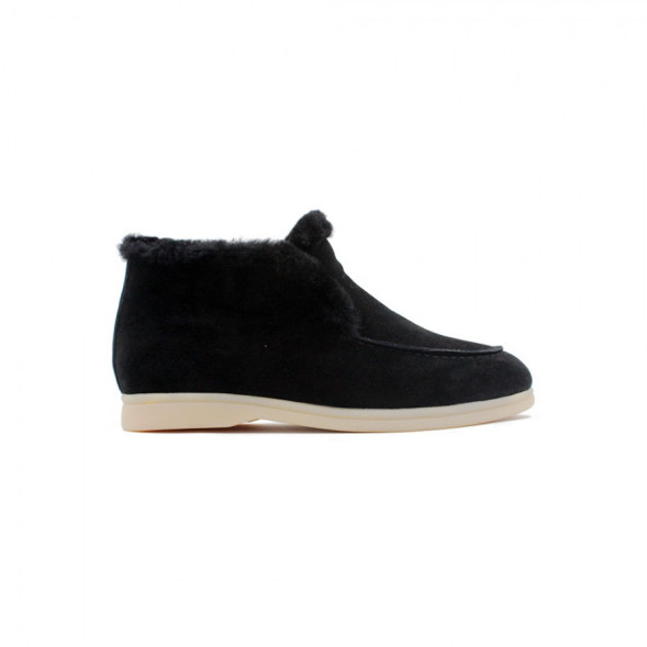 Женские ботинки Loro Piana Open Walk and Walk Black