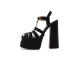 Женские босоножки Versace La Medusa Black