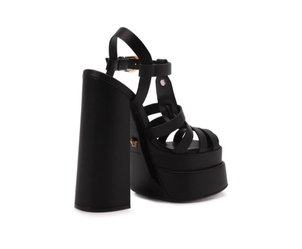 Женские босоножки Versace La Medusa Black